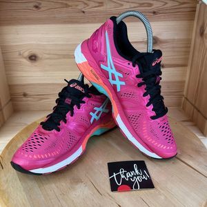 ASICS Gel Kayano Pink & White Athletic Sneaker Shoes Women’s Size 7